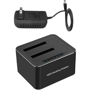 قاعدة القرص الصلب jojofuny قارئ قاعدة تخزين Ssd خارجي لا يتطلب سائق، يدعم وظيفة استنساخ USB، قابس أمريكي in Kuwait