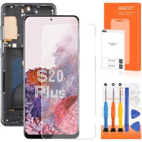 INCELL لهاتف Samsung Galaxy S20 Plus استبدال شاشة Samsung S20 Plus 5G LCD G985F G986F/DS G986U G986W شاشة رقمية LCD تعمل باللمس باللون الأسود مع إطار + أزرار مستوى الصوت in Kuwait