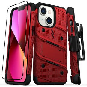 ZIZO Bolt Bundle iPhone 13 Case - Red in Saudi Arabia