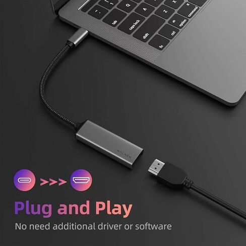 USB-C to HDMI Adapter 4K 60Hz, Thunderbolt 3 Compatible, Type-C to HDMI Converter Dongle for Laptops in Saudi Arabia