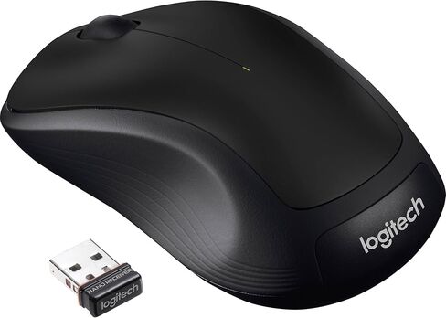 لوجيتك M310 ماوس ليزر لاسلكي 3 أزرار 2.4 جيجا هرتز، أسود (910-004277) in Kuwait