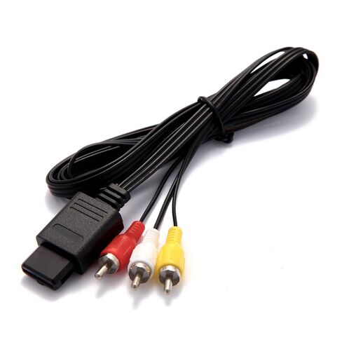 Aokin N64 AV Cable, Audio Video AV Cable Cord for Nintendo 64 N64, Super Nintendo SNES, Gamecube GC, 1.8M/6FT in Saudi Arabia