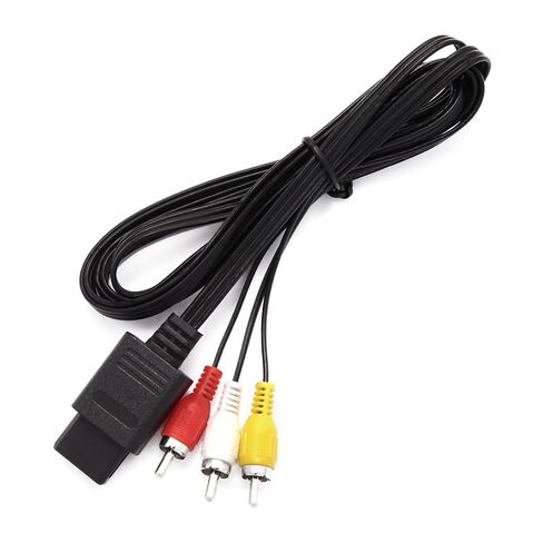 Aokin N64 AV Cable, Audio Video AV Cable Cord for Nintendo 64 N64, Super Nintendo SNES, Gamecube GC, 1.8M/6FT in Saudi Arabia