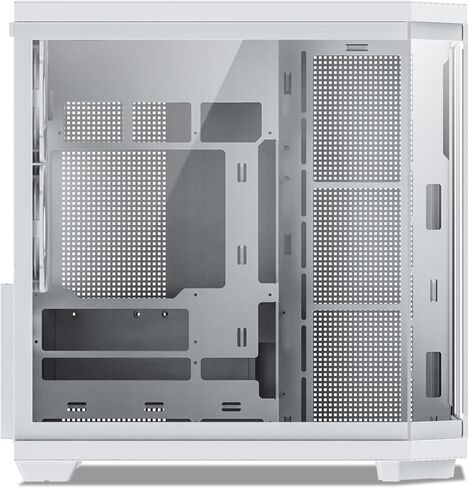 Vetroo CT3 ATX Mid-Tower Gaming Computer PC Case, Dual Chamber Panoramic Tempered Glass, Supports 360mm Radiator & 11 Fans, Up to 410mm GPU, Type-C Ready, High-Airflow for 50 Series GPUs (White) in Saudi Arabia
