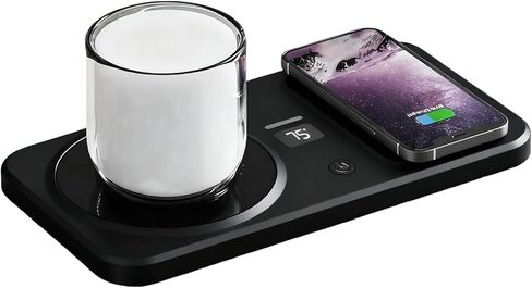 Heated Cup Warmer Pad - Wireless Coffee Mug Warmer with Adjustable Temperature, Cordless Design Allows Flexible Placement, Ideal for Desk, Headboard, of in Saudi Arabia