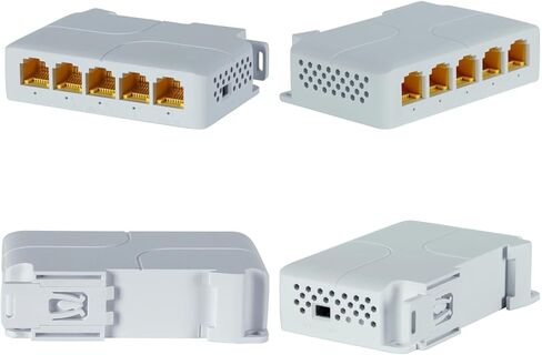 موسع Gigabit PoE 1 في 4 خارج 5 منافذ VLAN مكرر يعمل على تمديد الطاقة ونقل البيانات حتى 100 متر (328 قدمًا) (قطعة واحدة) in Kuwait