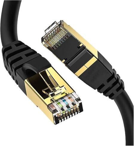 كابل شبكة إيثرنت LAN Cat8 RJ45 عالي السرعة 40 جيجابت في الثانية 2000 ميجا هرتز 26AWG (10 متر) in Kuwait