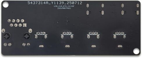 CH339F 4 Port Metal USB Ethernet Hub Adapter 4 Port 2.0 Expansion Module for Office and Home Use Metal Housing to Ethernet Adapter Hub in Saudi Arabia