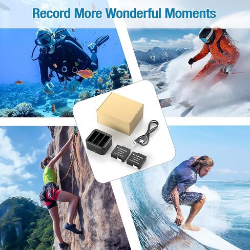 Replacement Insta360 Ace Pro Battery 2 * 1800mAh and 3-Channels Charger Station Compatible with Insta360 Ace Pro Action Camera Accessories in Kuwait