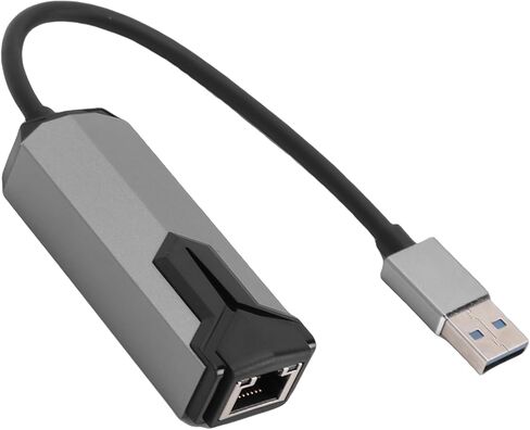 محول إيثرنت 2.5 جيجا، محول شبكة USB 3.0 إلى RJ45 بسرعة 2500 ميجابت في الثانية، غلاف من سبائك الألومنيوم، لأجهزة الكمبيوتر المحمول وسطح المكتب، يفوز in Saudi Arabia