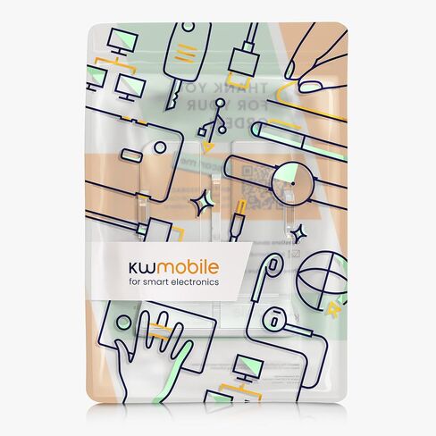 حامل مكتب ماوس بلوتوث عمودي kwmobile متوافق مع Apple Magic Mouse 1 / Magic Mouse 2 / حامل Logitech Pebble اللاسلكي - حامل قاعدة ماوس لاسلكي - فتحات لتخزين الشحن المستقيم in Kuwait
