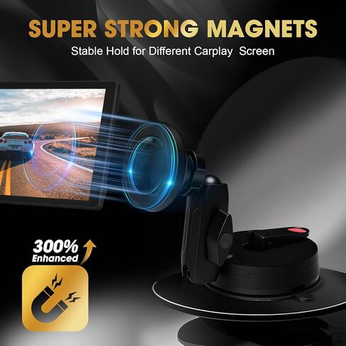 8'' Wireless Carplay Screen for Car, Portable Apple Car Play & Android Auto Car Stereo HD Touchscreen, Vertical/Horizontal Mode, Magnetic Mount, 5.0G WiFi, Voice Control & GPS Navigation in Kuwait