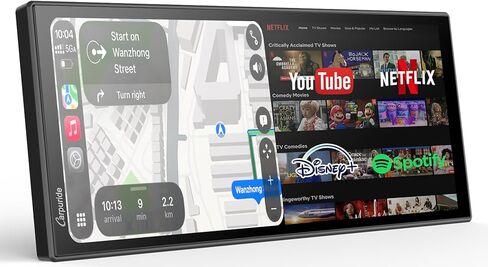 Carpuride 11.26" Carplay Screen for Car with N-etflix/YouTube Apps Upgraded Car Play & Android Auto Large Touchscreen Support OTA, WiFi, Backup Camera, GPS Navigation, Split-Screen, Dual Bluetooth in Saudi Arabia
