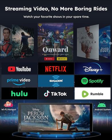 Carpuride 11.26" Carplay Screen for Car with N-etflix/YouTube Apps Upgraded Car Play & Android Auto Large Touchscreen Support OTA, WiFi, Backup Camera, GPS Navigation, Split-Screen, Dual Bluetooth in Saudi Arabia