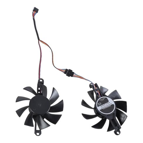 80mm 4Pin Video Card Cooling Fan for RX580 2048 Graphics Card Coolers Fan Gaming Radiators Accessories Replacement in Saudi Arabia