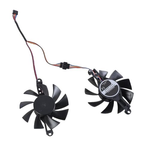 80mm 4Pin Video Card Cooling Fan for RX580 2048 Graphics Card Coolers Fan Gaming Radiators Accessories Replacement in Saudi Arabia