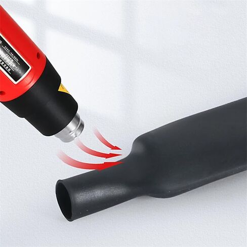 650PCS Black Heat Shrink Tube Kit,Tubing Shrink Wire Wrapping Electrical Cable Insulation Sleeves Insulation Protecter (Black 650 PCS) in Saudi Arabia