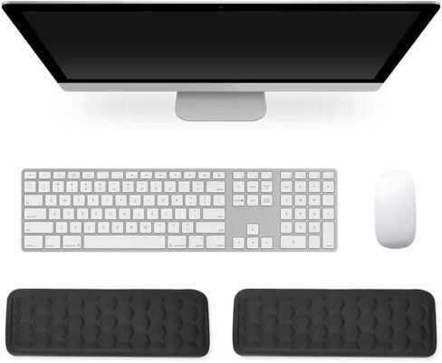 4 عبوات من وسائد الكوع المكتبية على شكل حرف L للمكتب، وسادة مسند حافة المكتب من الإسفنج الذكي مع وسادة ذراع مريحة غير قابلة للانزلاق، دعم راحة المعصم لألعاب المكتب والمنزل، حشوة حافة الطاولة السوداء in Kuwait