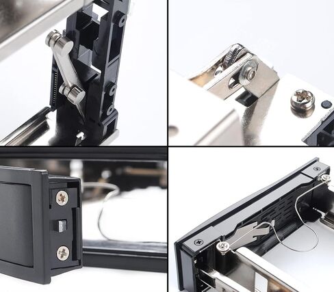 5.25 Trayless Hot Swap Mobile Rack for 3.5 Hard Drive Adatper, Lockable Drive Bay and LED Light, with SATA Power Cable in Saudi Arabia