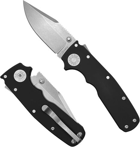 Demko Knives AD 20.5 Shark Cub 20CV Shark Lock Folding Knife 2.75" Blade DEMKO AD20.5 (G10 Black Clip Point) in Saudi Arabia