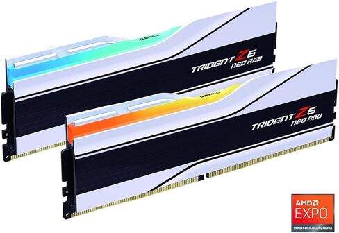 G.SKILL Trident Z5 Neo Series 64 جيجابايت (2 × 32 جيجابايت) 288-Pin PC RAM DDR5 6000 (PC5 48000) طراز ذاكرة سطح المكتب F5-6000J3036G32GX2-TZ5NRW in Kuwait