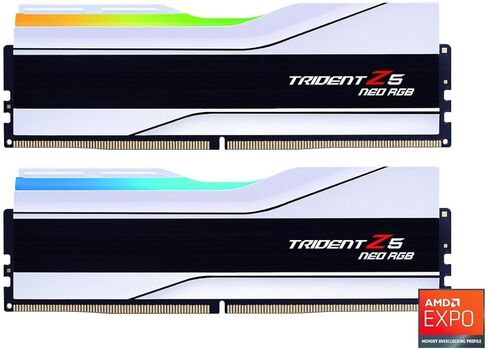 G.SKILL Trident Z5 Neo Series 64 جيجابايت (2 × 32 جيجابايت) 288-Pin PC RAM DDR5 6000 (PC5 48000) طراز ذاكرة سطح المكتب F5-6000J3036G32GX2-TZ5NRW in Kuwait