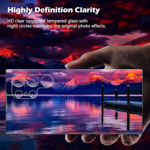 3D Camera Protector Lens Film for Samsung Galaxy S22 Ultra S22Ultra 22Ultra S22U Tempered Glass Camera Protective Films in Saudi Arabia