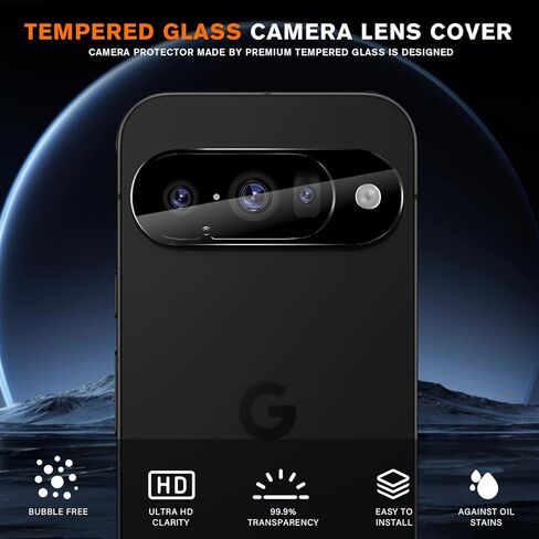 3 عبوات لواقي عدسة الكاميرا Google Pixel 10، زجاج مقسى 9 صلابة، واقي شاشة كاميرا عالي الدقة مضاد للخدش لهاتف Pixel 10 in Kuwait