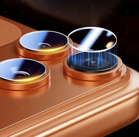 واقي عدسة الكاميرا لهاتف iPhone 17 Pro Max /17 Pro من الزجاج المقسى - 3 عبوات/شفاف in Kuwait