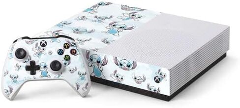 ملصق Skinit المخصص للألعاب متوافق مع حزمة الإصدار الرقمي بالكامل من Xbox One S - تصميم Disney Lilo and Stitch Stay Weird المرخص رسميًا in Saudi Arabia