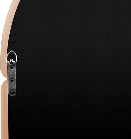 مرآة حائط معلقة على شكل كعكة عصرية عصرية مستقبلية من H-A مع لون الحلوى (32 بوصة × 23 بوصة برتقالي) in Kuwait