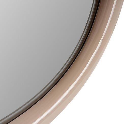 مرآة حائط معلقة على شكل كعكة عصرية عصرية مستقبلية من H-A مع لون الحلوى (32 بوصة × 23 بوصة برتقالي) in Kuwait