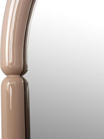 مرآة حائط معلقة على شكل كعكة عصرية عصرية مستقبلية من H-A مع لون الحلوى (32 بوصة × 23 بوصة برتقالي) in Kuwait