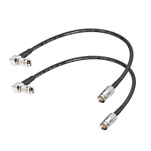 Superbat HDBNC to BNC Cable 2ft SDI BNC Male to HDBNC Male Cable Right Angle Belden 1855A, Support 3G/6G/12G-SDI,for Blackmagic Video Assist Monitor Camera Video Switcher 2-Pack in Saudi Arabia