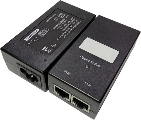 48V1A 24V1A 48v 24v POE Powerline Ethernet Adapter(US Cable,24V 1A) in Saudi Arabia