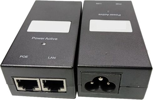48V1A 24V1A 48v 24v POE Powerline Ethernet Adapter(US Cable,24V 1A) in Saudi Arabia