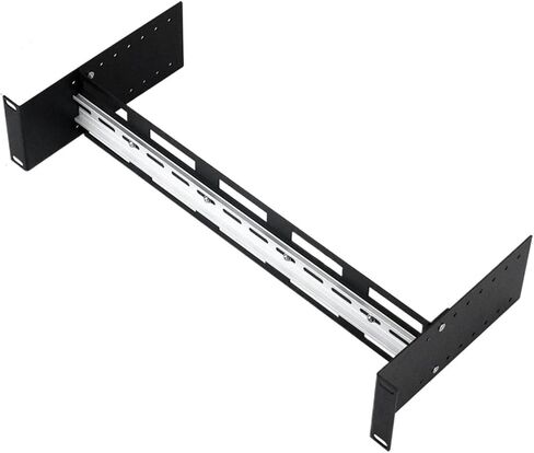 19-inch Adjustable Rack Mount with Cabinet Brackets for 35mm Aluminum enclosures(EKR1U19InB) in Saudi Arabia