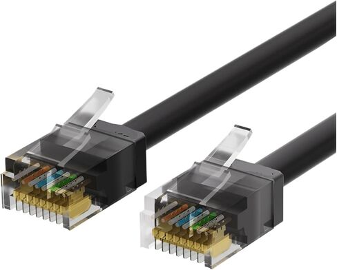Cat6A Ethernet Cable 1 Pack Slim Short Cable RJ45 Internet 10G Cat6 Patch Cord UTP Network Cable(Cat6a Blue UTP,0.5 Meter) in Saudi Arabia