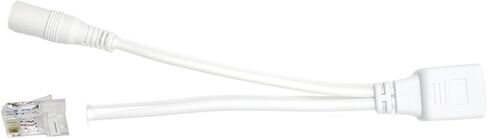 POE Splitter RJ45 Cable Power Over Ethernet Adapter DC 12V(White Male) in Saudi Arabia