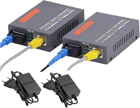Gigabit Fiber Media Converter GS-03 1000Mbps Single Fiber SC Port External Power Supply(3KM) in Saudi Arabia