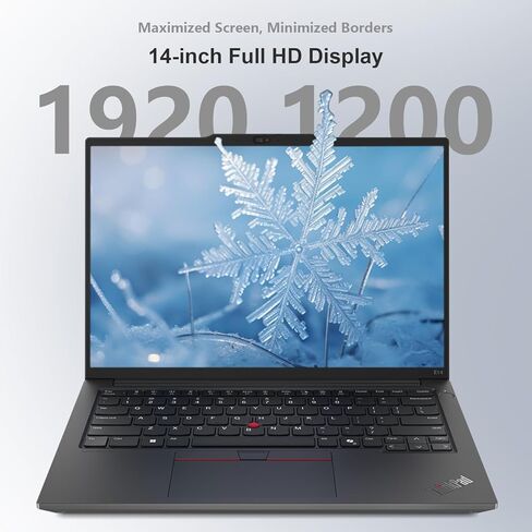 كمبيوتر محمول Lenovo ThinkPad E14 Gen 6 Business، شاشة 14 بوصة FHD + مضادة للتوهج، AMD Ryzen 5 7535U حتى 4.55 جيجا هرتز، ذاكرة الوصول العشوائي DDR5 سعة 16 جيجابايت، SSD 512 جيجابايت، بصمة الإصبع، إضاءة خلفية، HDMI، Wi-Fi 6، Windows 11 Pro، مع مجموعة حزمة in Kuwait