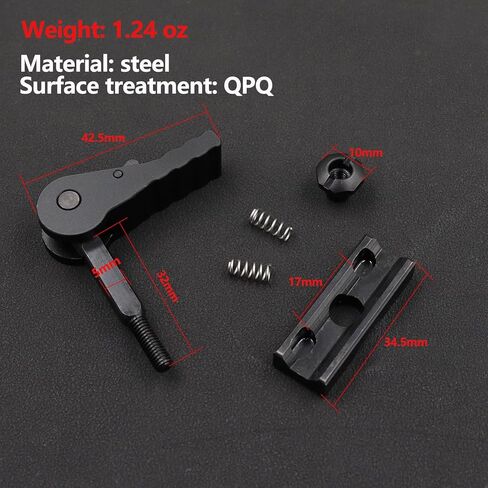 Tactical QD Lever Mount Lock Quick Release Steel for FTC Magnifier Mount & M icro Mount in Saudi Arabia