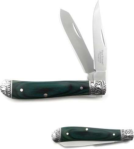 Collection Everyday Carry Manual Folding Pocket Trapper Knife (Red) in Saudi Arabia
