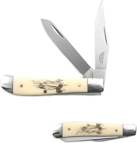 Collection Everyday Carry Manual Folding Pocket Trapper Knife (Red) in Saudi Arabia