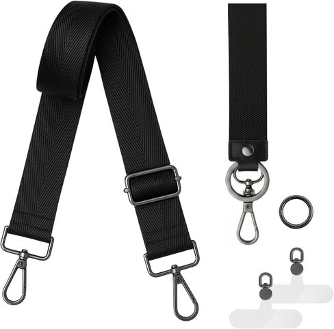 ubba+ Crossbody Phone Strap with Wristlet – 3-in-1 Adjustable Phone Lanyard Set, Universal Phone Strap with 2 Tether Tabs in Saudi Arabia