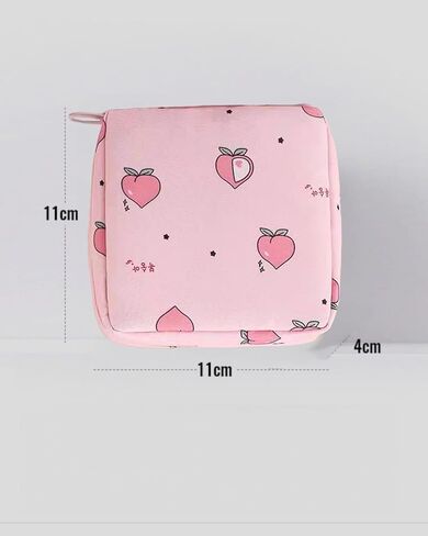 Sanitary Napkin Storage Bag, Portable Menstrual Period Storage Bag, Tampon Storage Bag, Cute Cartoon Storage Bag for Ladies' Daily Use DJA634-02 in Saudi Arabia