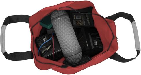 حقيبة أدوات متينة من PORTA BRACE - مقاومة للماء، وسهلة التنظيف، ومتينة للغاية 1000-Denier Cordura® - تخزين صغير ومتعدد الاستخدامات للمستلزمات الطبية والأدوات والإلكترونيات والمزيد - أحمر، متوسط in Kuwait
