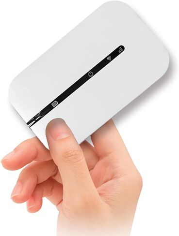 Compact 4G Portable WiFi 150Mbps Mobile Hotspot Device with SIM Card Slot, Safe and Fast Internet Connection in Saudi Arabia