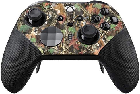 غلاف MightySkins اللامع المتوافق مع وحدة تحكم Xbox Elite Series 2 - Buck Camo | لمسة نهائية لامعة واقية ومتينة شديدة اللمعان | سهل التطبيق والإزالة وتغيير الأنماط | صنع في الولايات المتحدة الأمريكية in Kuwait