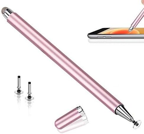 Stylus Pen for iPad 2 in 1 Disc Stylus Pens for Touch Screens with Magnetic Cap in Saudi Arabia